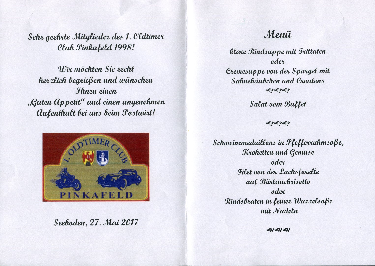 2017-05-25 bis 05-27 Frühjahrsausfahrt
