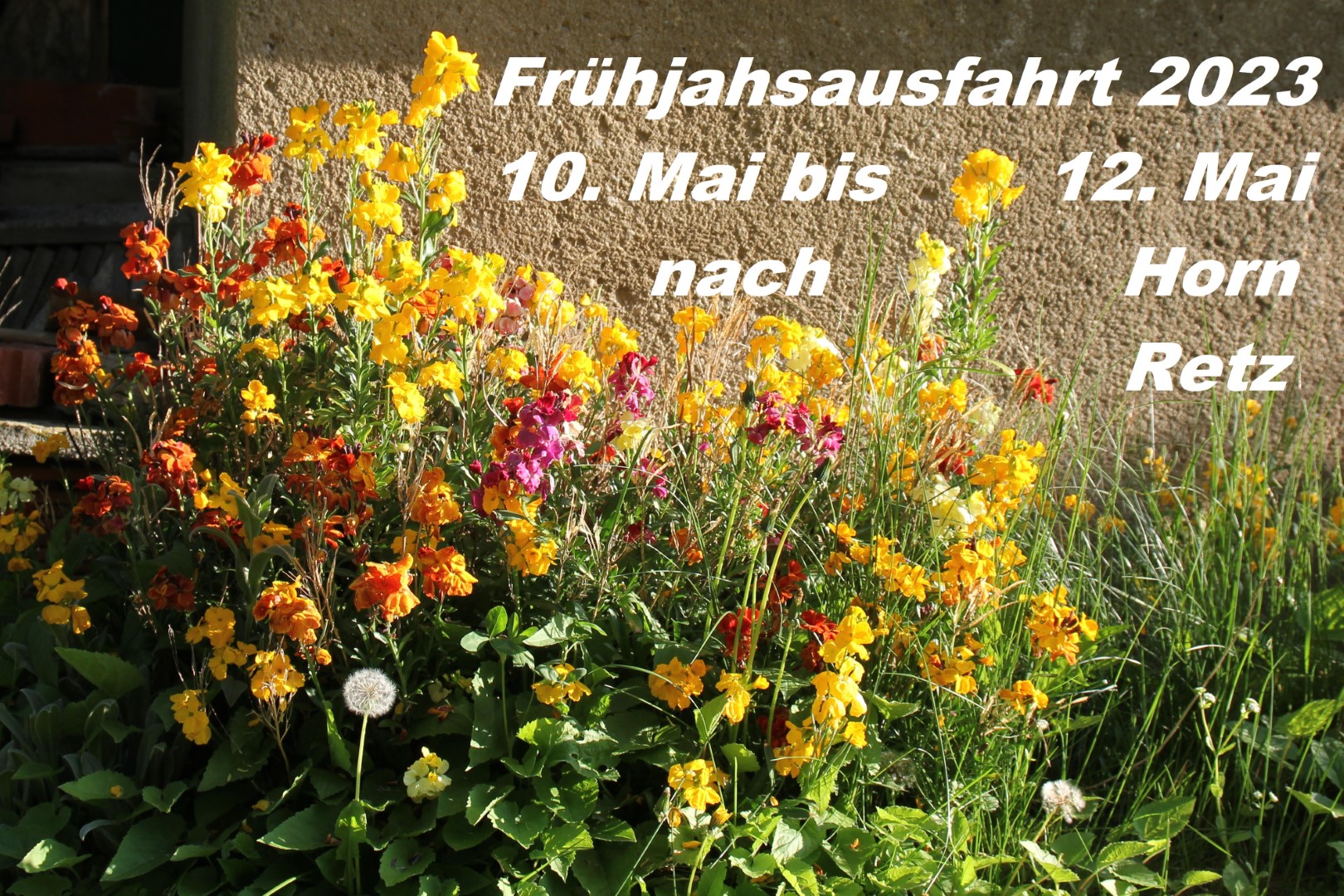 Frühjahrsausfahrt 2023 1.Tag